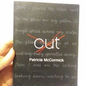 Cut book by Patricia McCormick Trade paperback Good condition